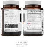 Healths Harmony frasco abierto con cápsulas para ver cantidad y presentación