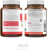 Healths Harmony cápsulas vistas desde arriba mostrando forma y recubrimiento vegano