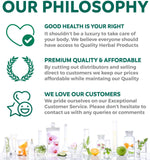 Healths Harmony frasco en mano mostrando escala y tamaño real del producto