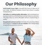 Healths Harmony etiqueta nutricional legible con información de pureza y procedencia