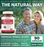Healths Harmony ingredientes secos incluyendo espino blanco y ajo visibles