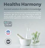 Healths Harmony instalación cGMP empaque que sugiere calidad