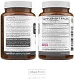 Healths Harmony sello cGMP destacando fabricación segura y controlada