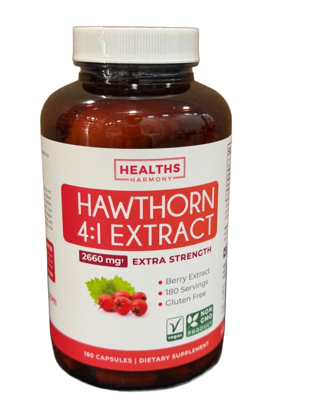 Healths Harmony suplemento en rutina matutina junto a vaso de agua y teléfono