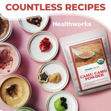 Healthworks Superfoods escena de desayuno con Camu Camu integrada en rutina saludable