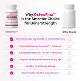 Healthy Bones Co. OsteoFrax caja abierta revelando presentación cuidada y segura