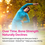 Healthy Bones Co. OsteoFrax cápsulas servidas en cuchara útil para control de dosis