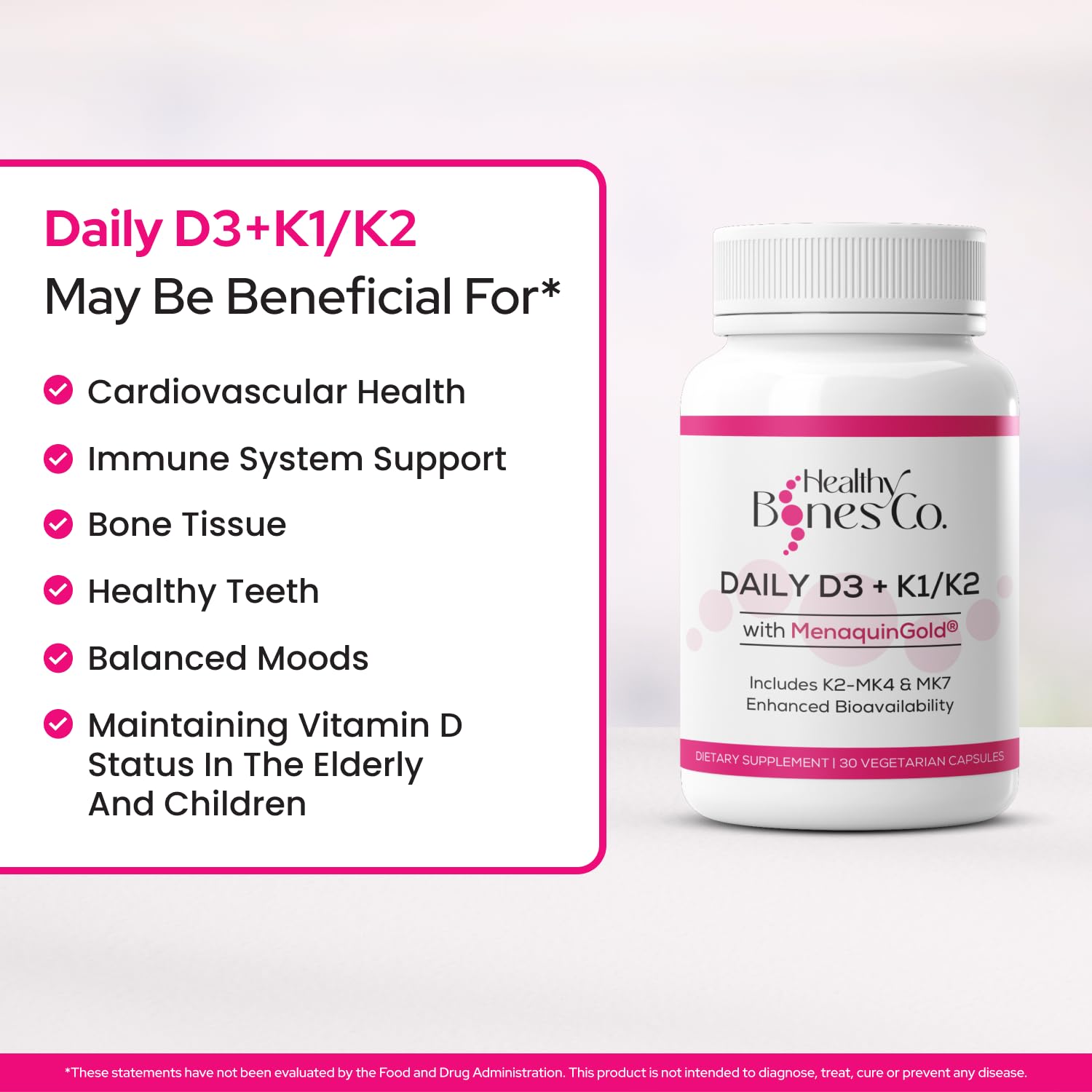 Healthy Bones Co. textura de la cápsula resaltando calidad vegana y pureza