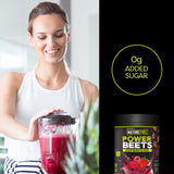 Healthy Delights etiqueta con información nutricional y lista de ingredientes