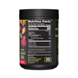 Healthy Delights remolachas enteras junto al polvo, origen vegetal visible