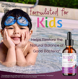 Healthy Genetics dosificador en uso facilitando la toma diaria del niño