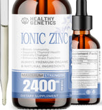 Healthy Genetics frasco frontal de zinc líquido, presentación compacta y concentración