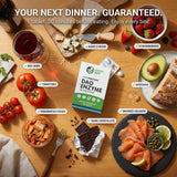 Healthy Gut etiqueta nutricional mostrando pureza y ausencia de gluten