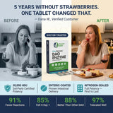 Healthy Gut primer plano del recubrimiento entérico para liberación intestinal