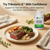 Healthy Gut envase abierto mostrando 90 softgels, almacenamiento y cantidad