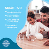 Healthy Heights panqueques proteicos con mezcla del producto como ingrediente