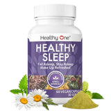 Healthy One caja frontal de Healthy Sleep mostrando la marca y beneficio sueño reparador