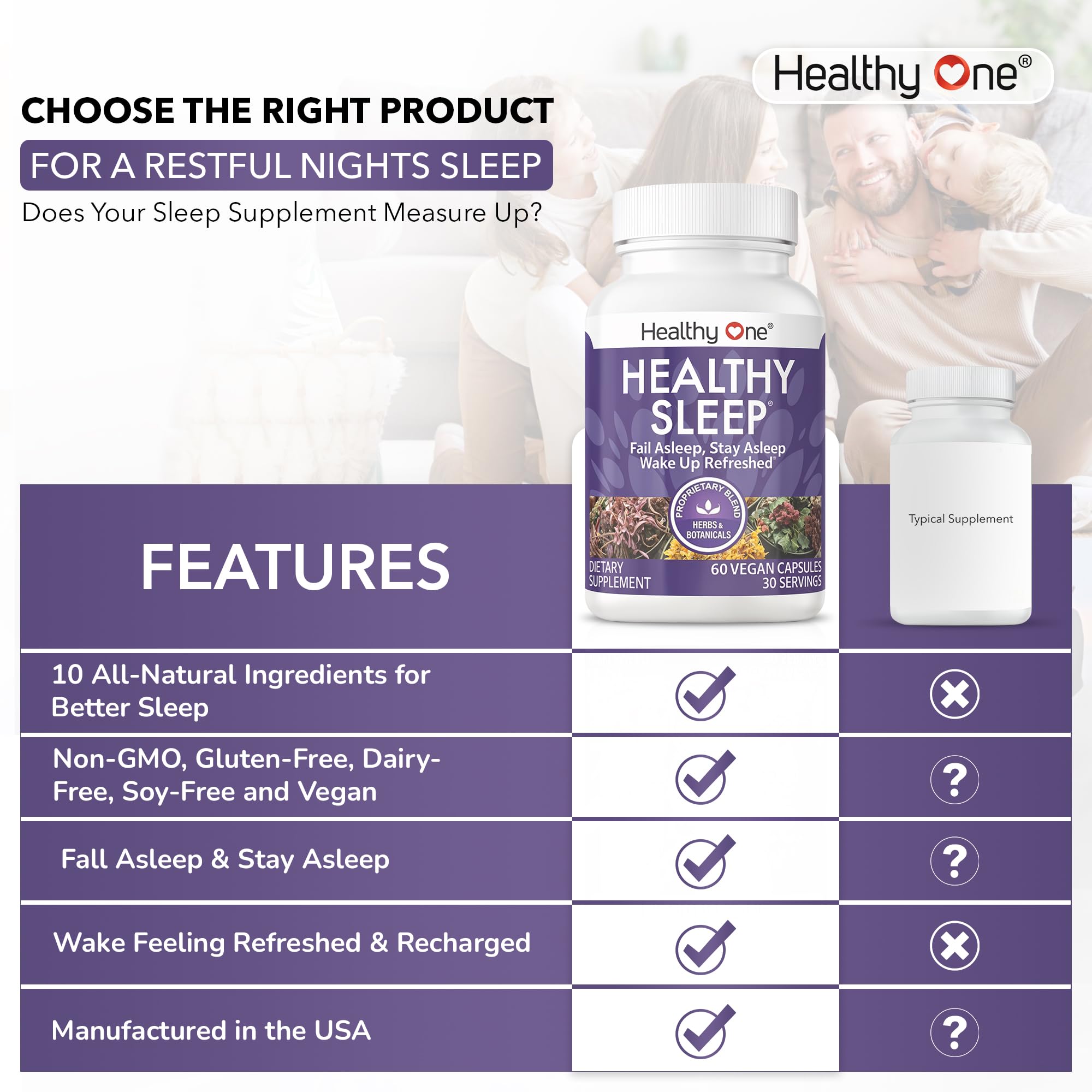 Healthy One primer plano de cápsulas para ver textura y acabado, transmite calidad