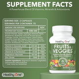 Healthy One cápsulas en detalle mostrando tamaño cómodo y fácil ingesta