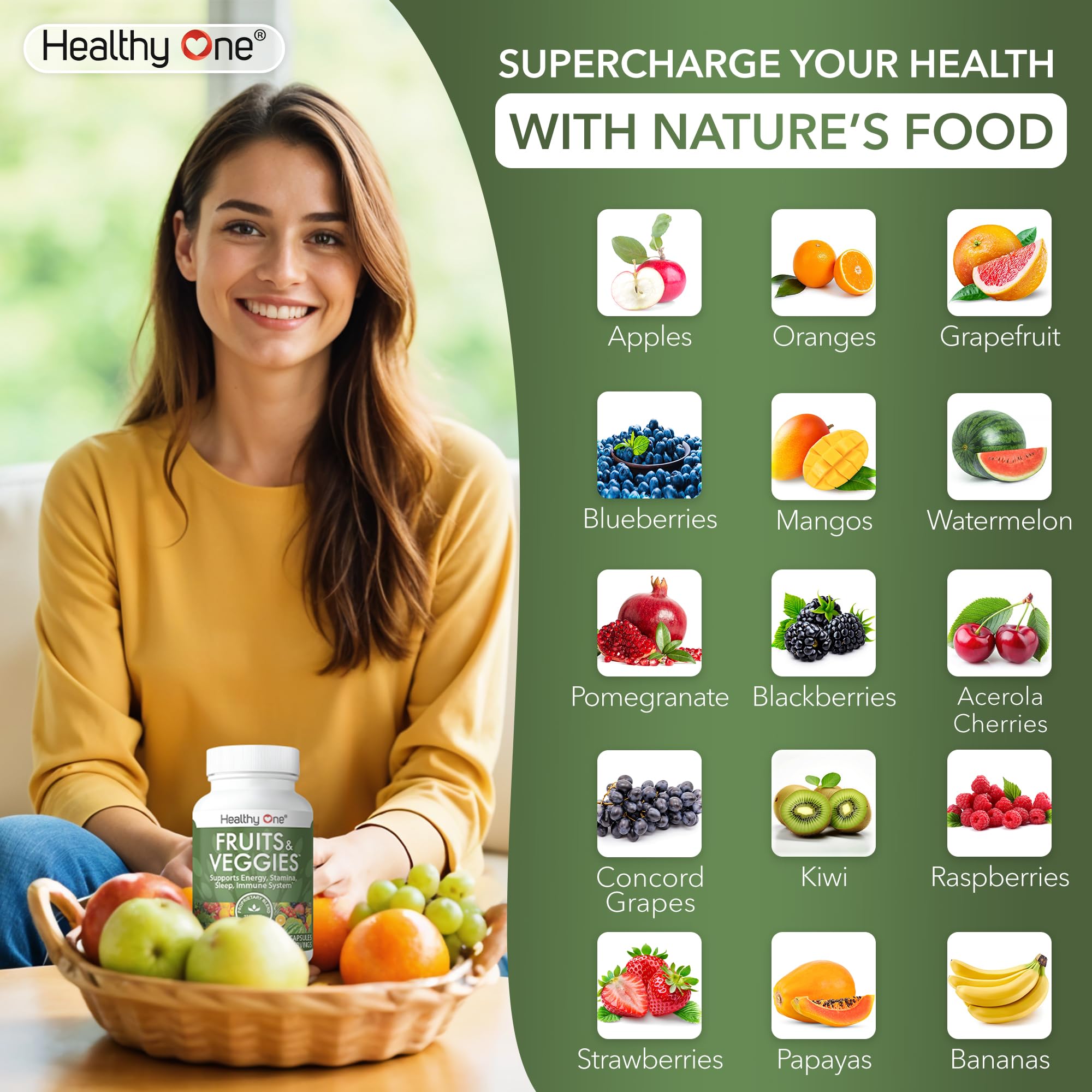 Healthy One polvo vegetal en primer plano que evidencia pureza y textura
