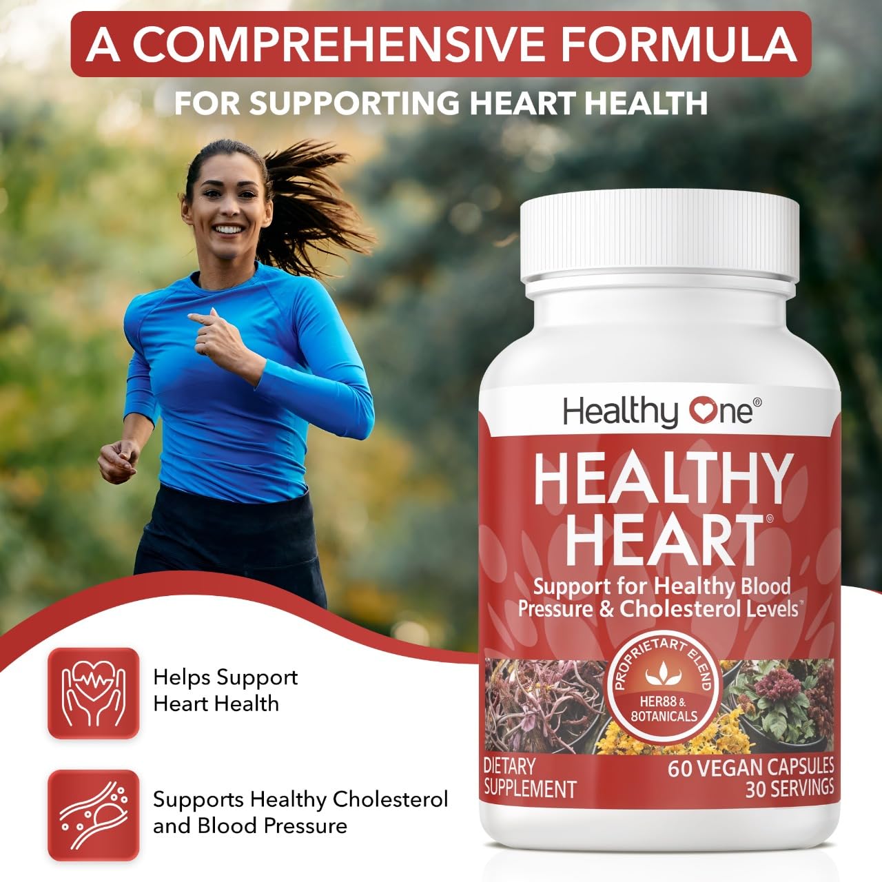 Healthy One ingredientes botánicos como remolacha y espino beneficiando circulación