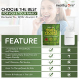Healthy One selección de frutas y verduras usadas y su origen