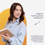 Healthy Origins etiqueta nutricional legible con información de 600 mg por dosis