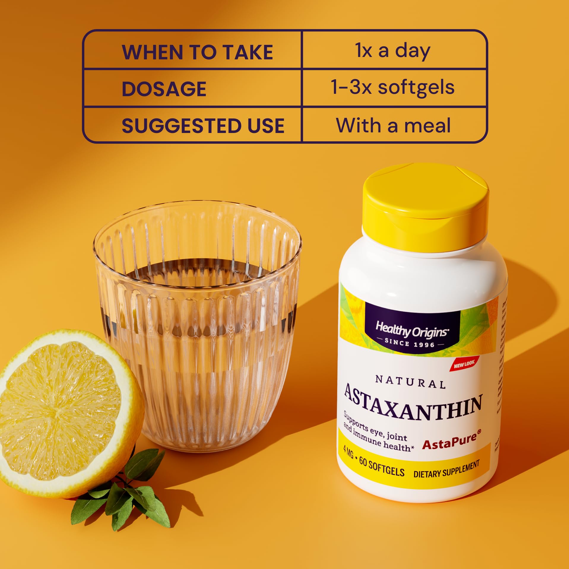 Healthy Origins frasco abierto con cápsulas para suministro prolongado