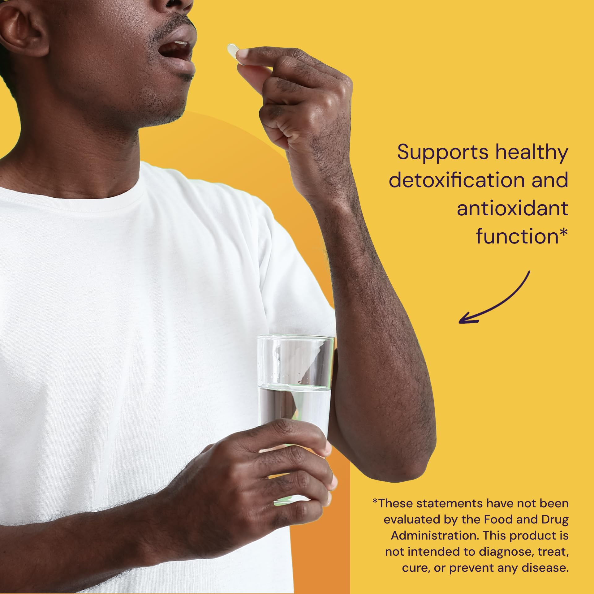 Healthy Origins botella abierta en cocina, visual de uso cotidiano y confianza
