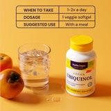 Healthy Origins frasco abierto con cápsulas, ideal para regimen de 150 dosis