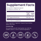 Healthy Origins primer plano de cápsula veggie y textura uniforme