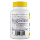 Healthy Origins softgel en mano para comparar escala y entender tamaño de la dosis