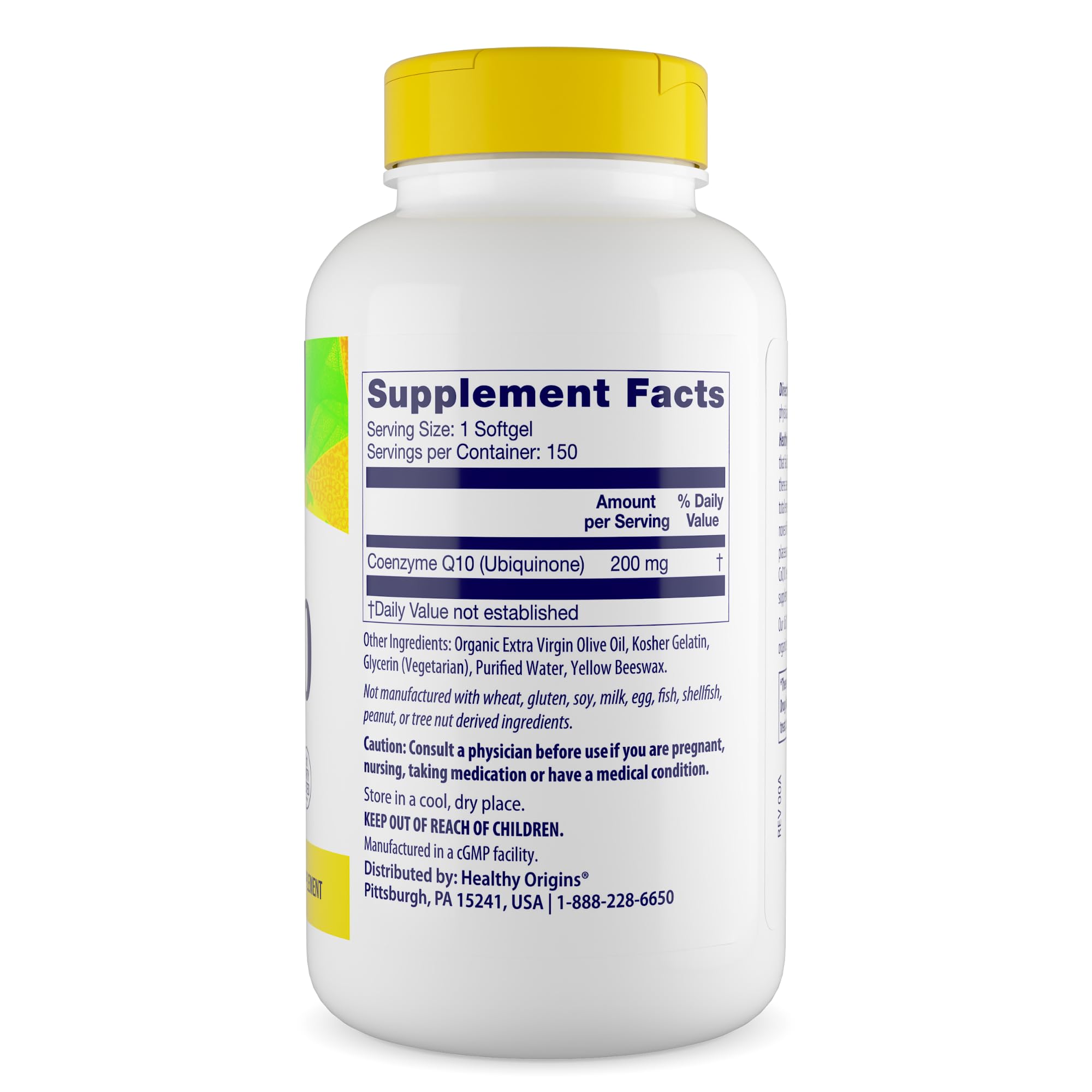 Healthy Origins softgel partido mostrando textura aceitosa y fácil asimilación