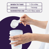 Healthy Origins etiqueta nutricional en primer plano mostrando pureza Creapure®