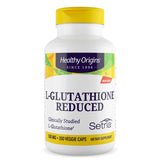 Healthy Origins frasco delantero mostrando etiqueta clara y beneficio antioxidante