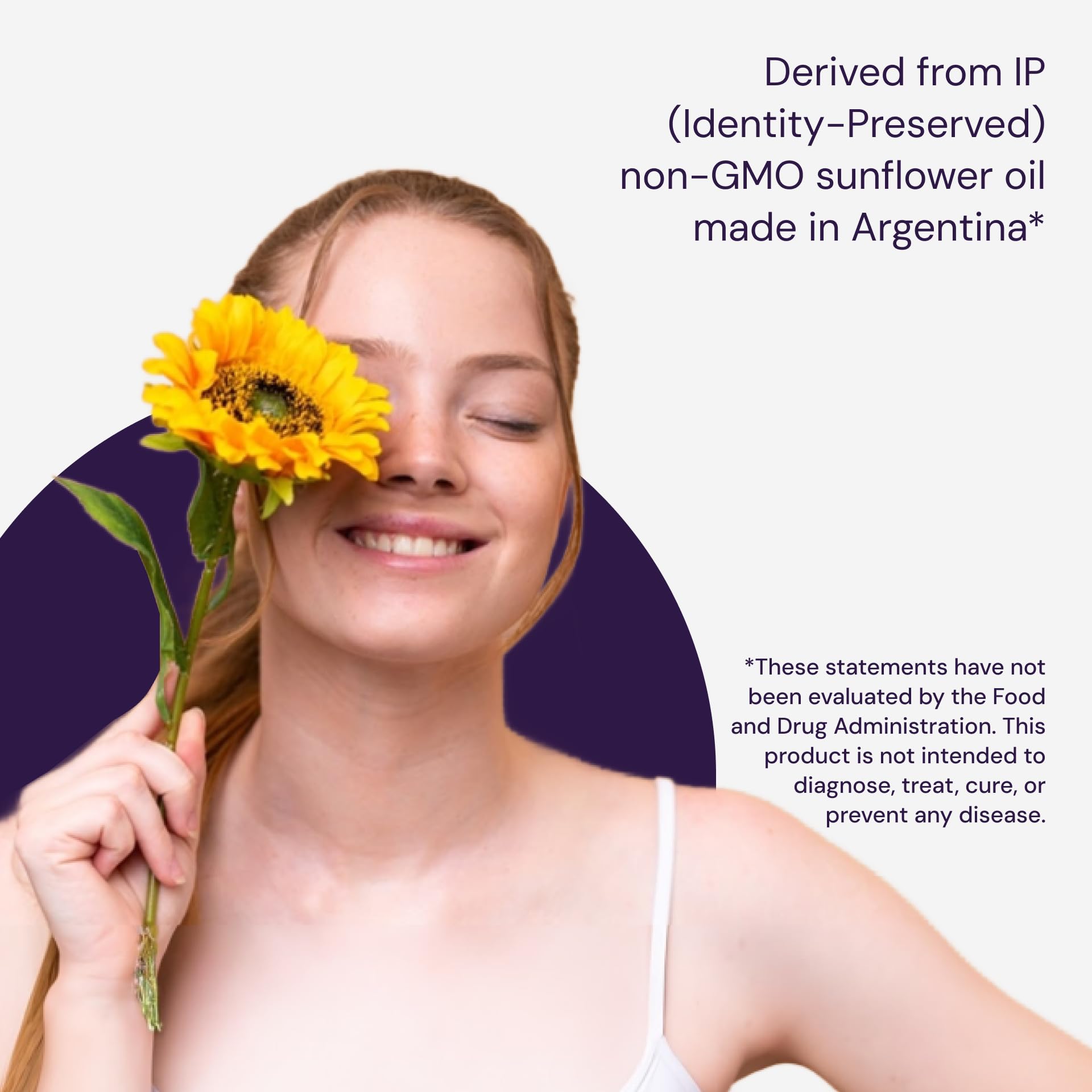 Healthy Origins semillas de girasol que muestran la fuente vegetal del producto