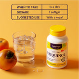 Healthy Origins lista de ingredientes resaltando ubiquinol Kaneka