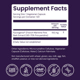 Healthy Origins bote en mano para comparar escala y cantidad útil