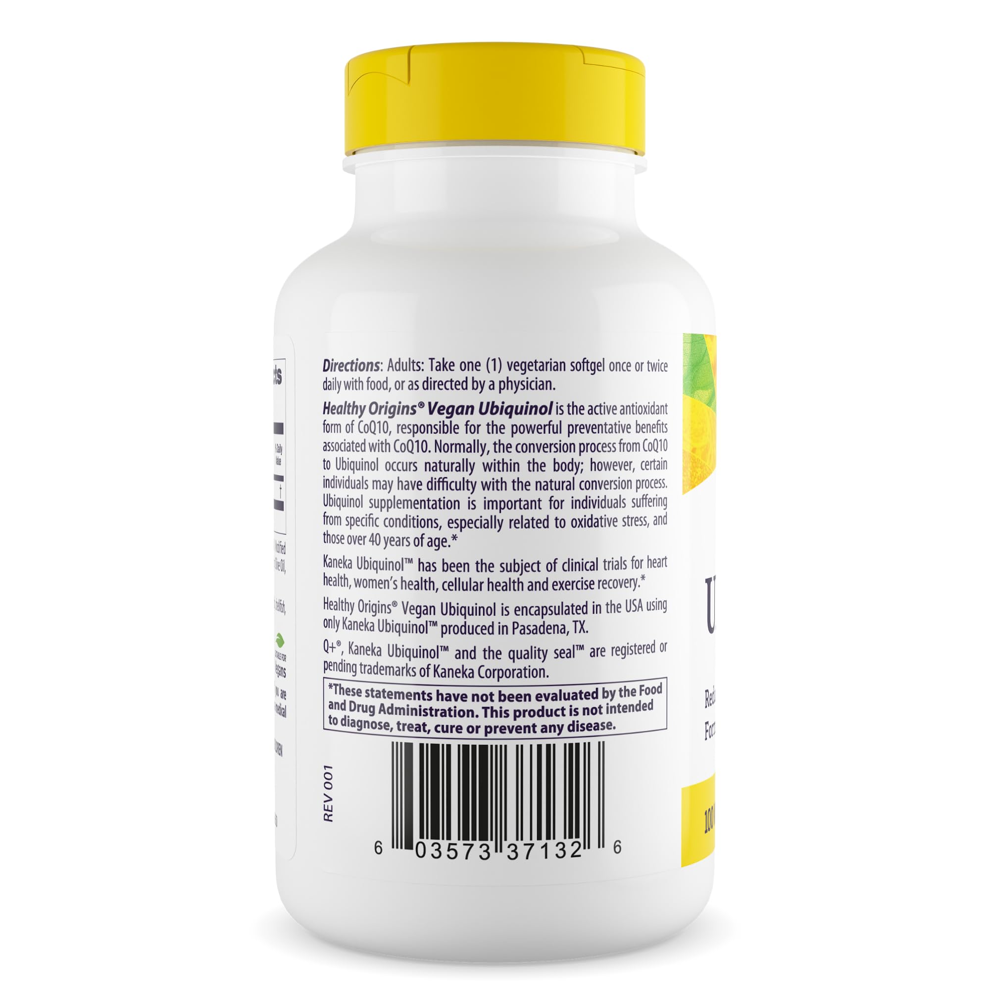 Healthy Origins detalle de la gel blanda que destaca su absorción y calidad
