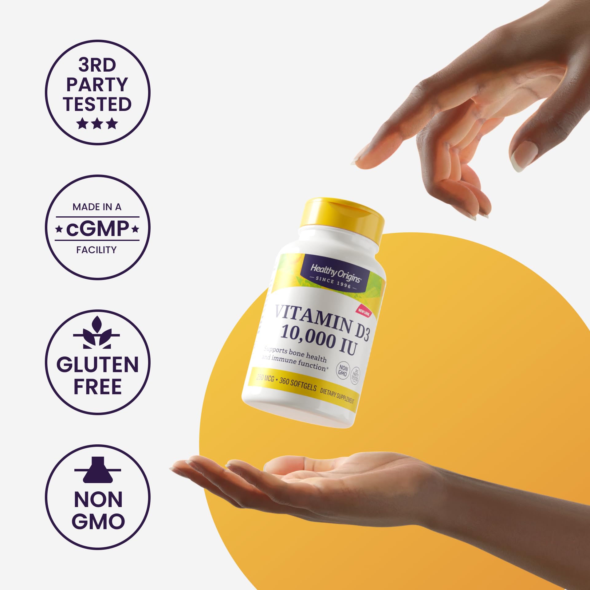 Healthy Origins producto en ambiente cotidiano apoyando rutina diaria