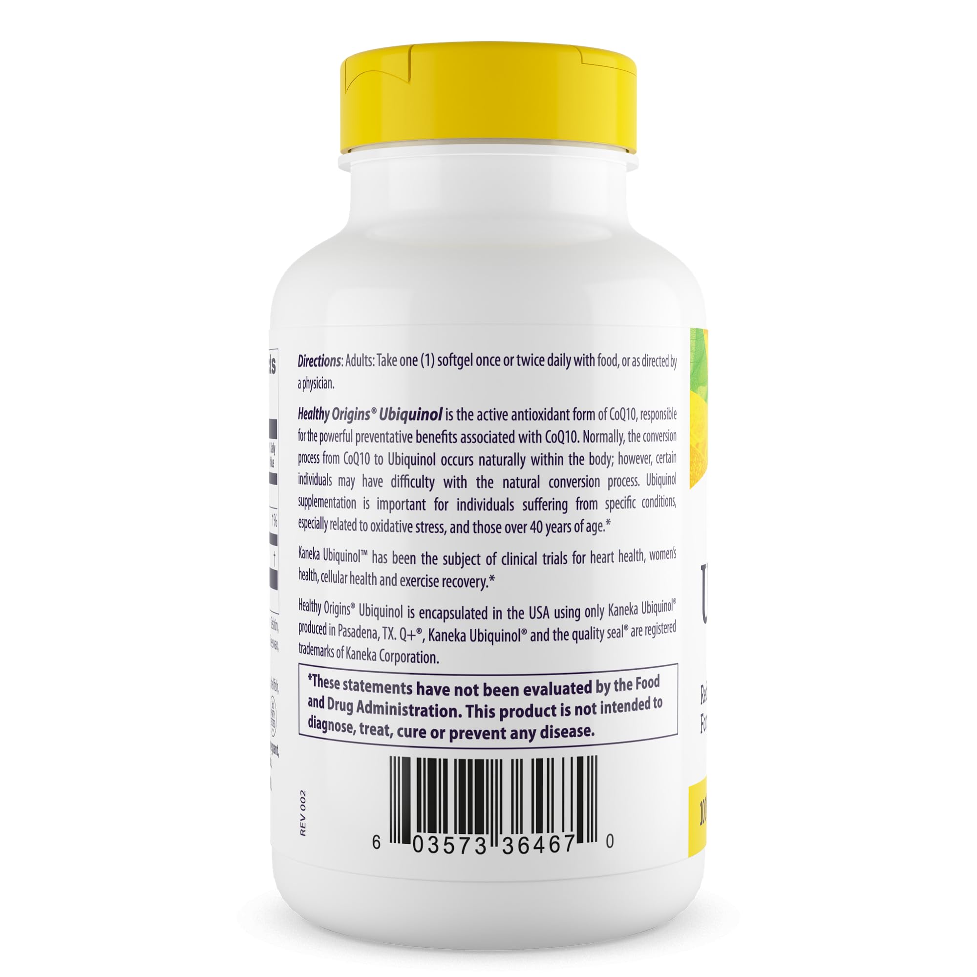 Healthy Origins cápsula blanda en primer plano mostrando textura y fácil ingestión