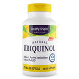 Healthy Origins frasco delantero mostrando 60 softgels y sello de calidad