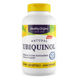 Healthy Origins frasco frontal mostrando 150 softgels y beneficios visibles
