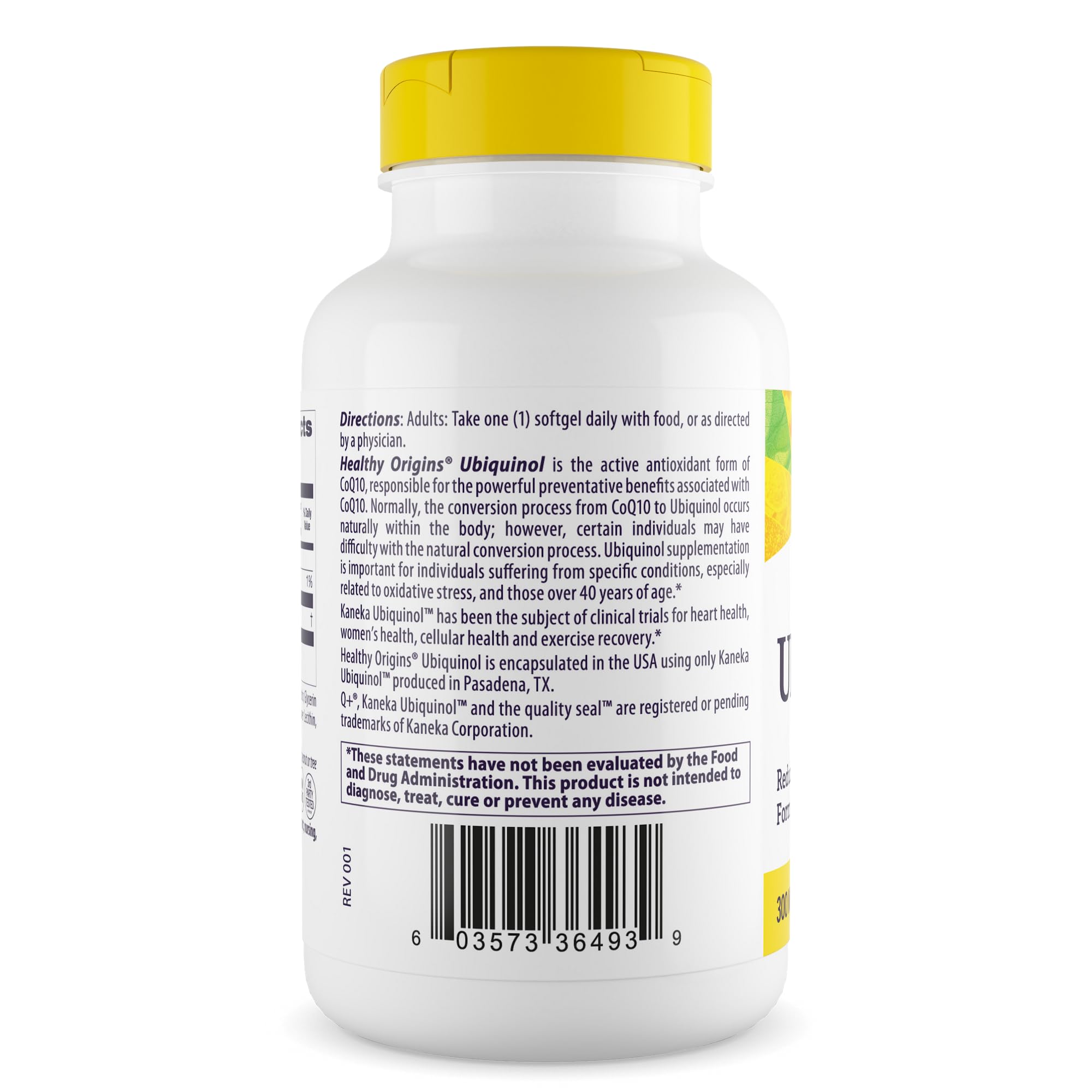 Healthy Origins softgel detalle de textura que facilita la ingestión