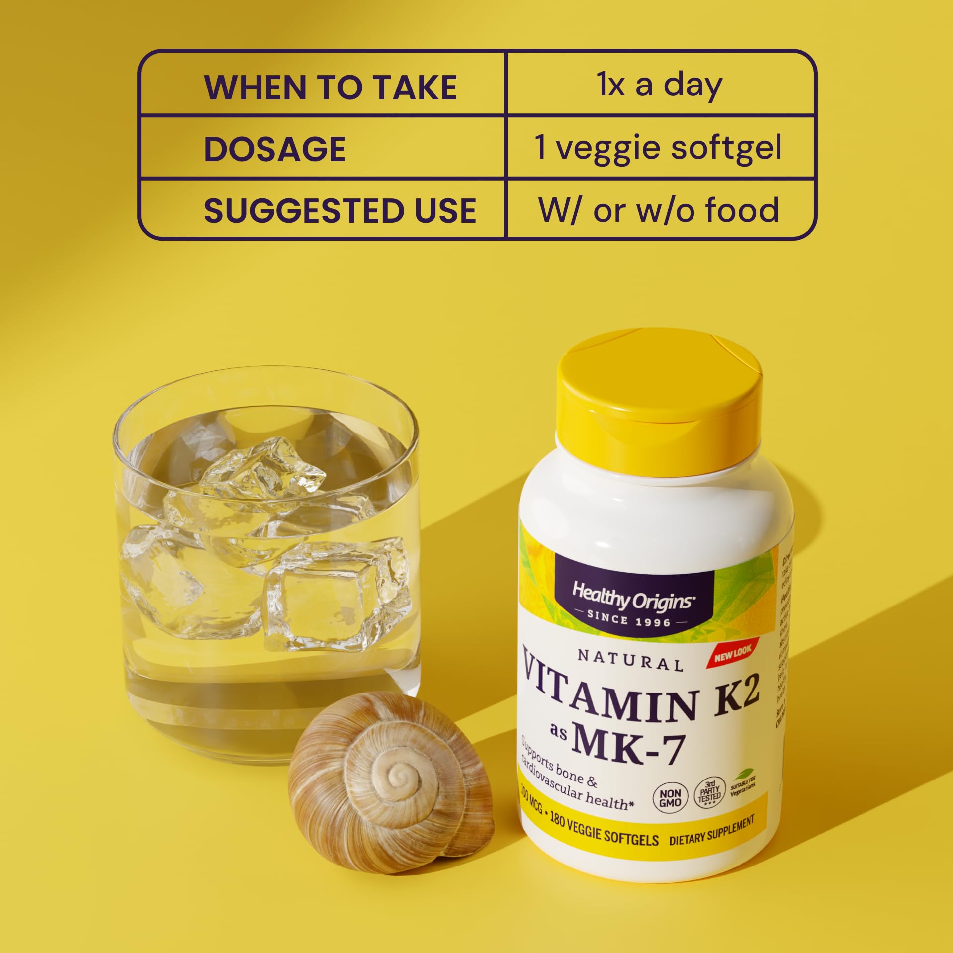 Healthy Origins cápsula junto a alimento con grasa para mostrar mejor absorción