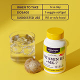 Healthy Origins cápsula junto a alimento con grasa para mostrar mejor absorción