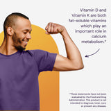 Healthy Origins cápsula junto a una comida con grasas para mejor absorción