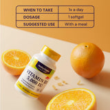 Healthy Origins softgel en mano para mostrar facilidad de ingestión