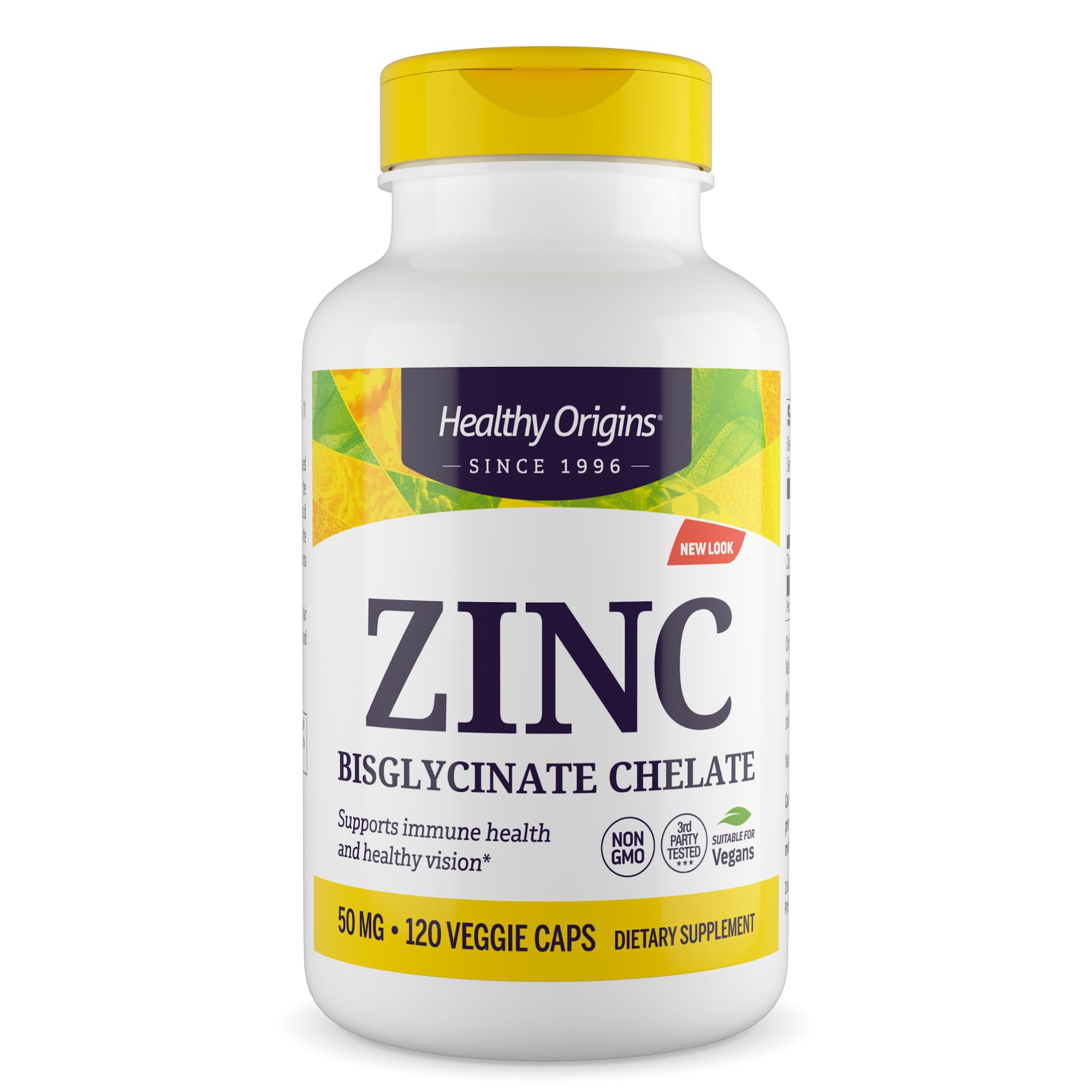 Healthy Origins frente del empaque mostrando beneficio de alta absorción