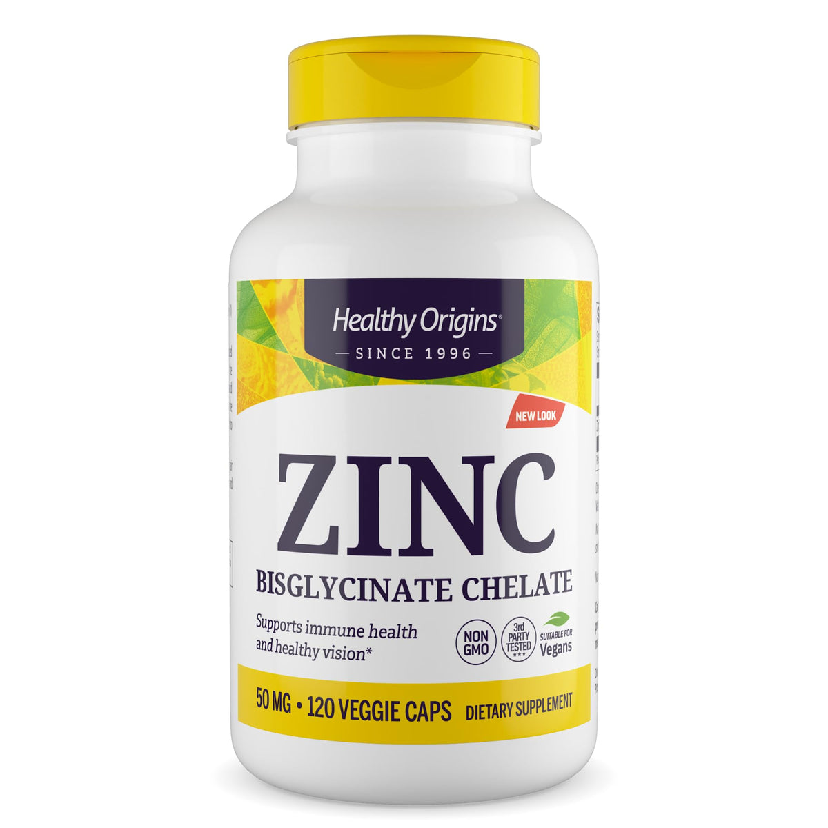 Healthy Origins frente del empaque mostrando beneficio de alta absorción